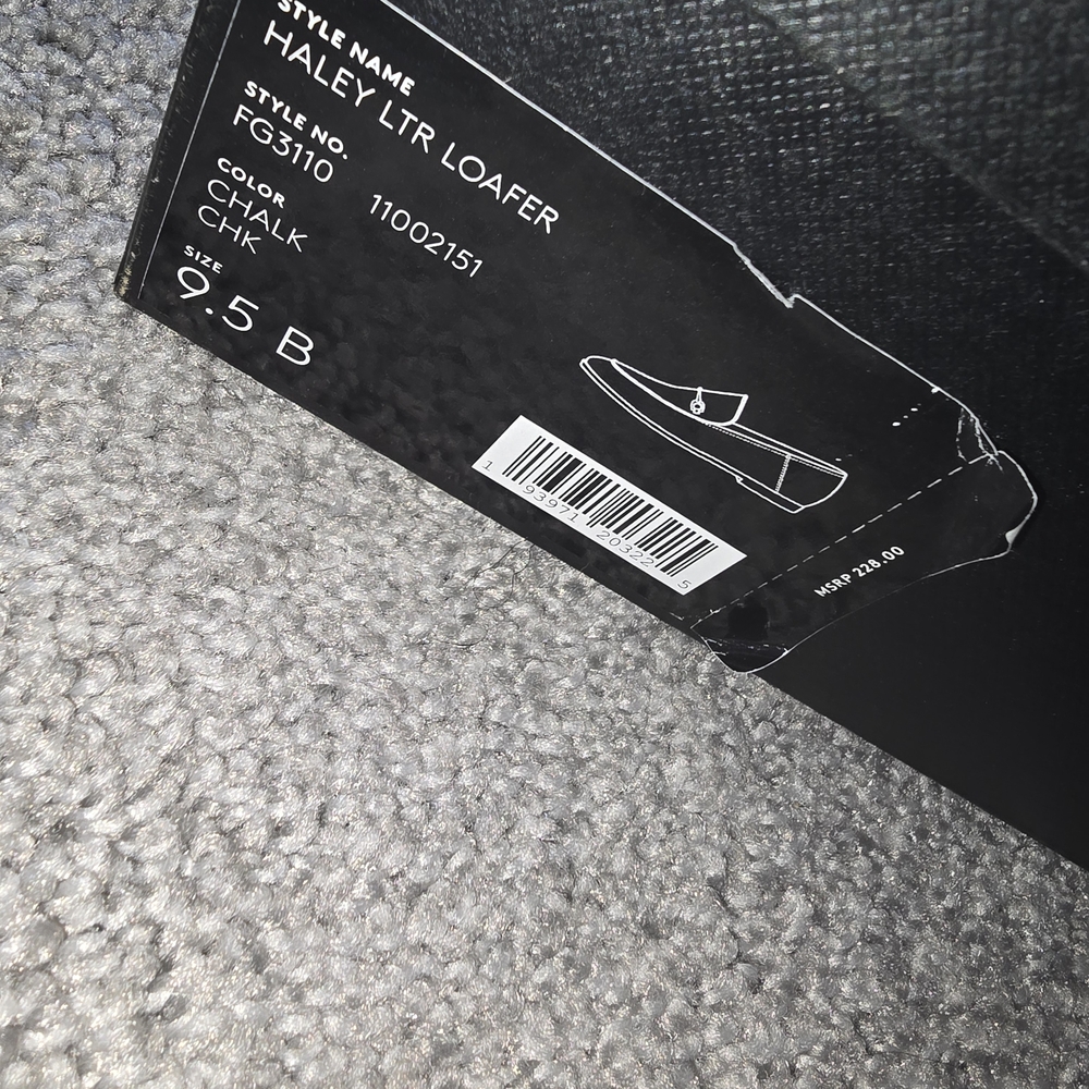 Brand NEW!! Coach Haley LTR Loafer Chalk Leather Slip-On - Picture 4 of 9